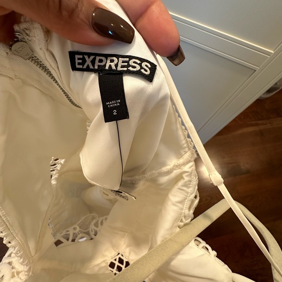 Express: lace spaghetti strapped dress - Picture 6 of 6